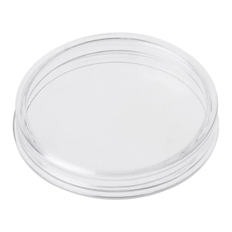 Capsule ronde en acrylique pour pièces de monnaie, nouveau support de rangement transparent pour pièces de monnaie en argent de 2022mm 1 oz, 38.6