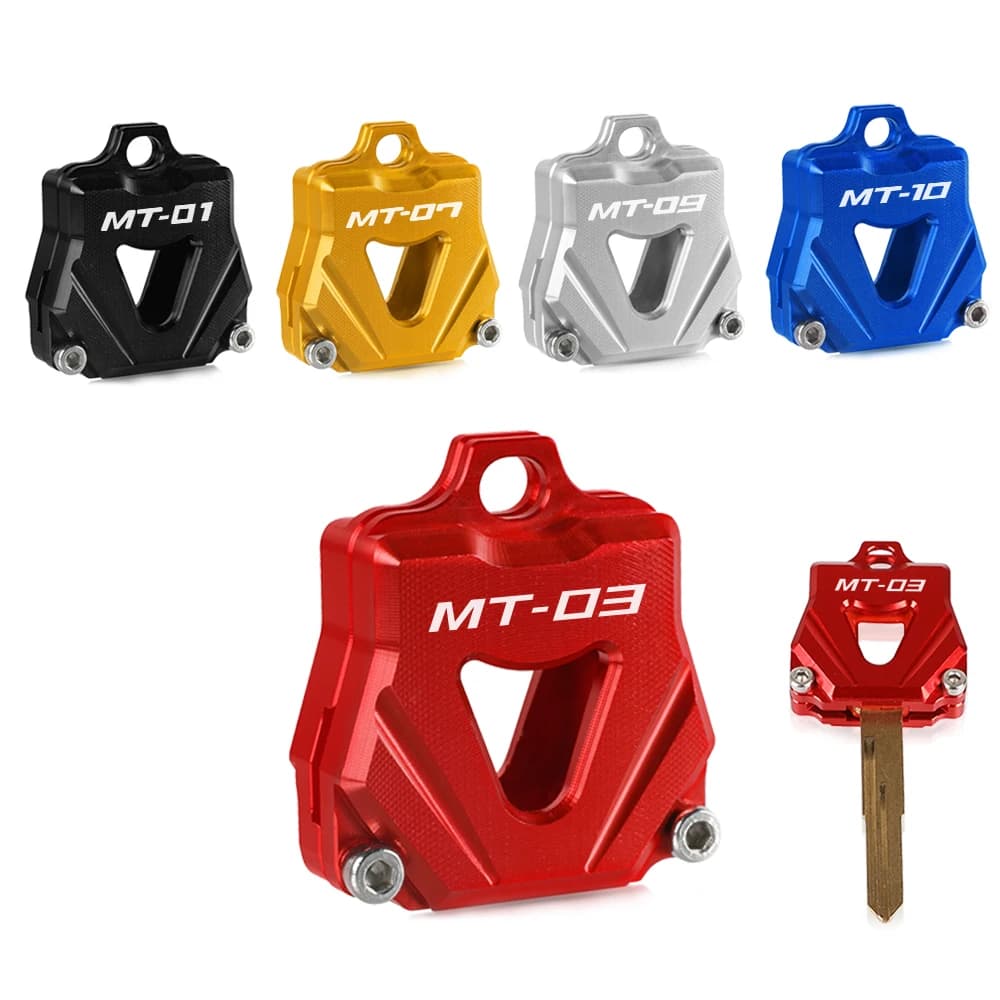 Couvercle de clé CNC pour moto Yamaha MT01 MT03 MT07 MT09 MT10, produits créatifs, coque pour clés MT 01 03 07 09 10, accessoires