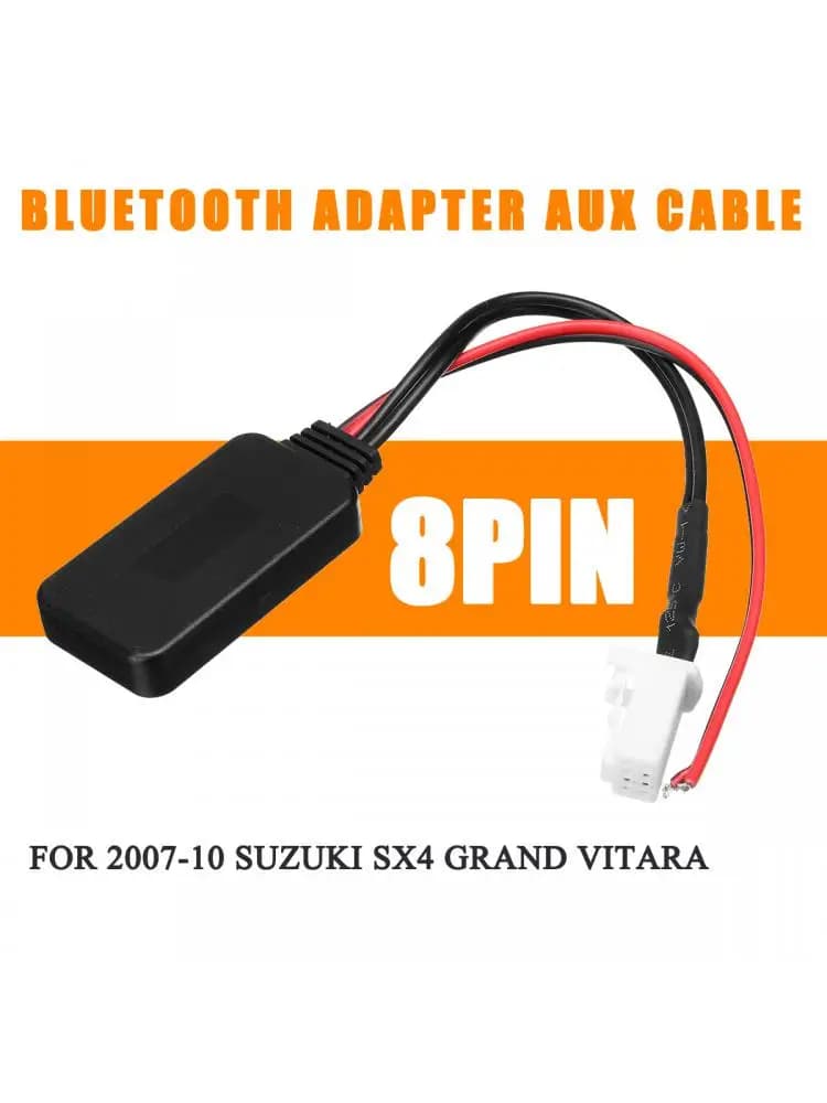 Adaptateur de musique stéréo sans fil, câble récepteur Audio bluetooth 4.0 Aux, pour Suzuki SX4 pour Grand pour Vitara 2007 – 2010