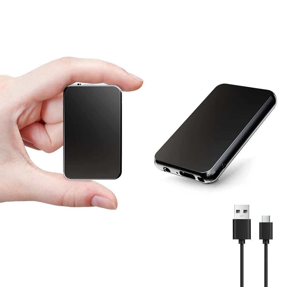 Vandlion V15 300mAh USB Flash 32G 64G 128GB enregistreurs numériques activés par la voix 29H Dictaphone continu dispositif d'enregistrement Audio