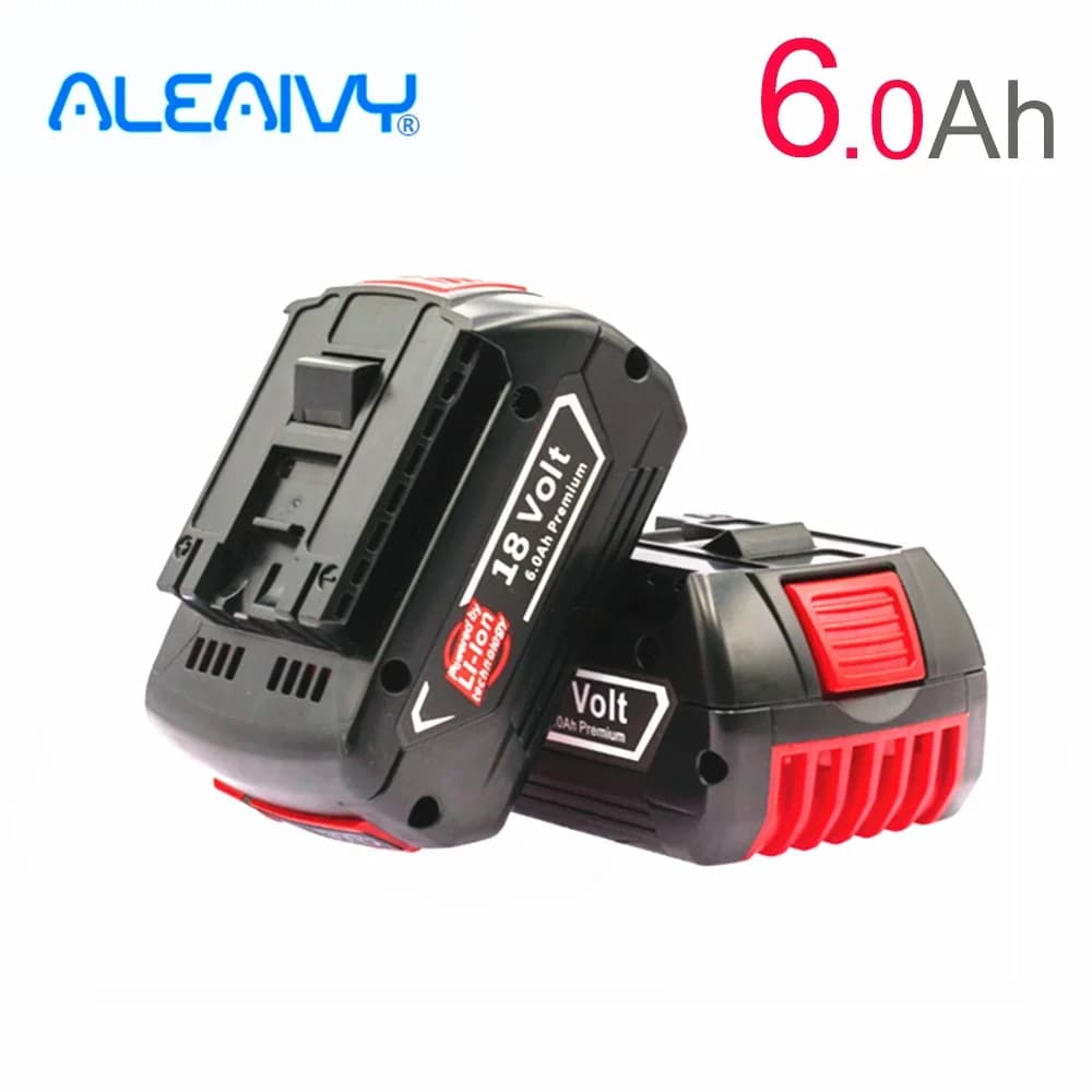 Batterie de remplacement BAT609 d'origine 18V 6000mAh pour Bosch Compatible BAT612 BAT618 BAT619G BAT620 Outil électrique sans fil SKC181-02