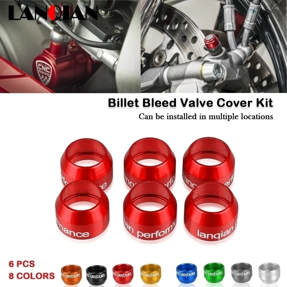 Kit de couvercle de Valve de purge de billette de maître-cylindre d'étrier de moto pour Ducati SUPERBIKE 946 848 EVO CORSE 899 1199 Panigale 955 V2
