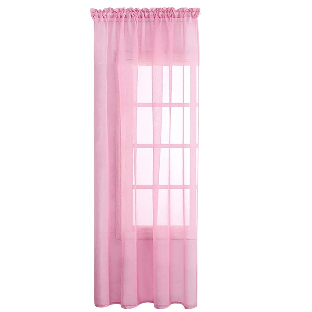 Rideaux en tulle pur pour la cuisine et le salon, voilage solide sur les fenêtres, écran de fenêtre, 132x210cm
