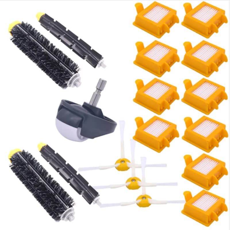 Brosse à batteur Flexible, filtre Hepa et brosse latérale pour aspirateur iRobot Roomba série 700 770 780 790 de haute qualité