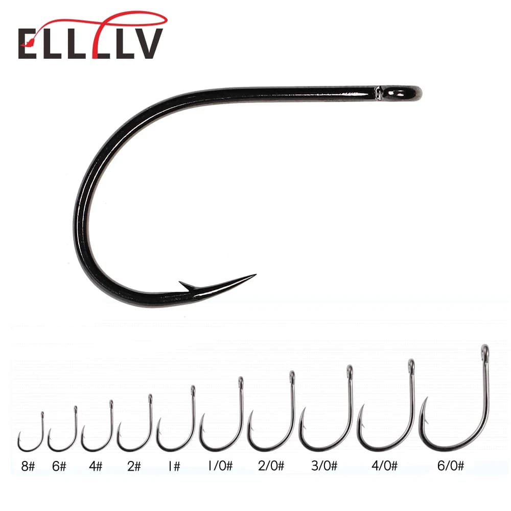 20 pièces eau salée grand Streamer mouche crochet à tige courte 2X force large écart crochet de pêche pour attacher Finesse jeu changeur remorque Tube