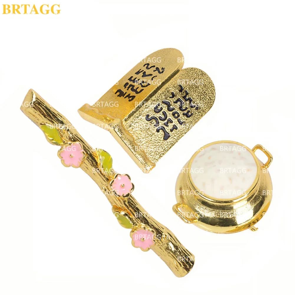 BRTAGG Accessoires / Contenu pour Arche d'Alliance, La Verge d'Aaron / Manna / Dix Commandements Magasin