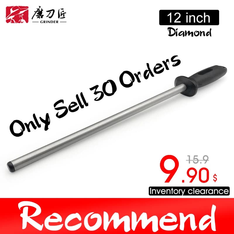 TAIDEA 12 pouces couteau carmique/diamant tige d'affûtage T0823D acier professionnel cuisine système d'affûtage outil d'affûtage de couteaux