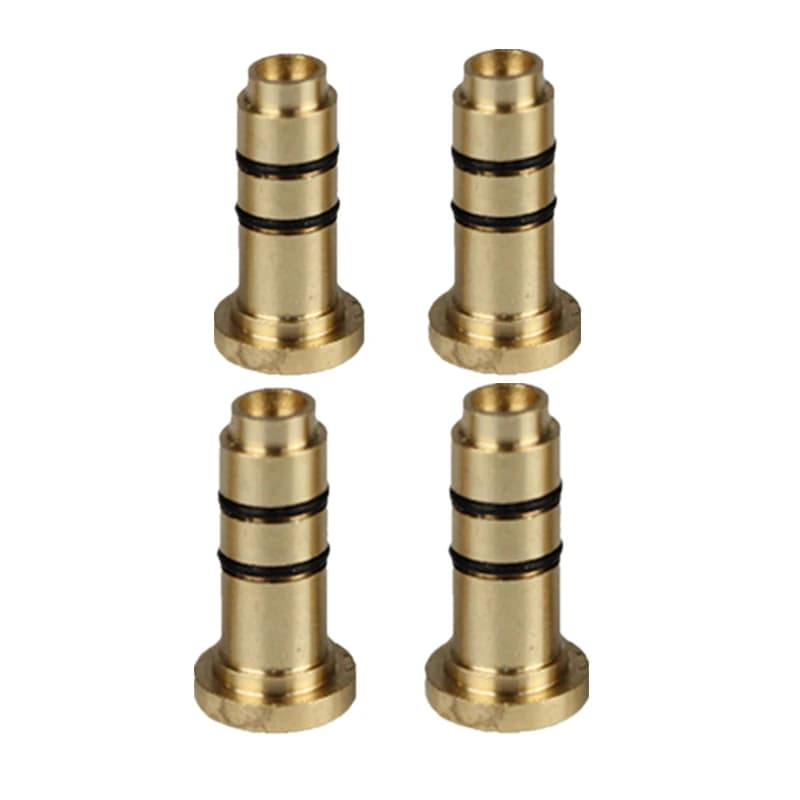 Recharge de buse en laiton et cuivre réutilisable, adaptateur de gaz, tête gonflable pour robe Dunhill/Rollagas Butane, briquet de remplissage de gaz, 4 pièces/lot