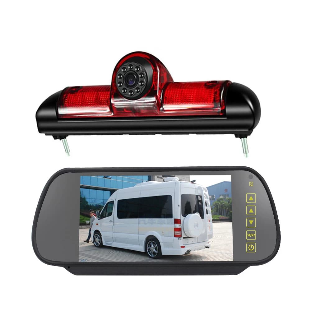 Caméra de recul CCD pour feu stop de voiture, pour citroën JUMPER III FIAT DUCATO X250 Peugeot BOXER III, lumière LED pour stationnement
