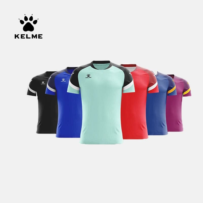 KELME – t-shirt à manches courtes pour homme, maillot de Football, équipe, Original, personnalisé