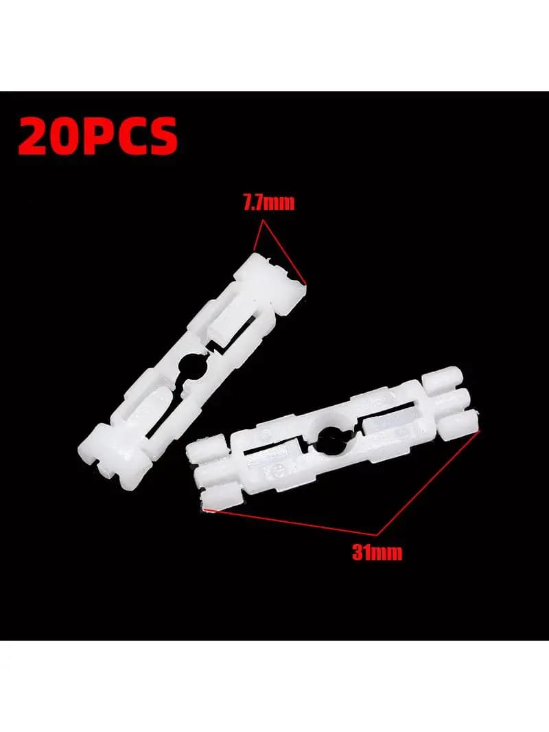 Clips de coupe de barre de Rail de toit, 20 pièces, moulage adapté pour VW Golf MK2 Jetta GTI Caddy 191853733 Un 6U 0853733