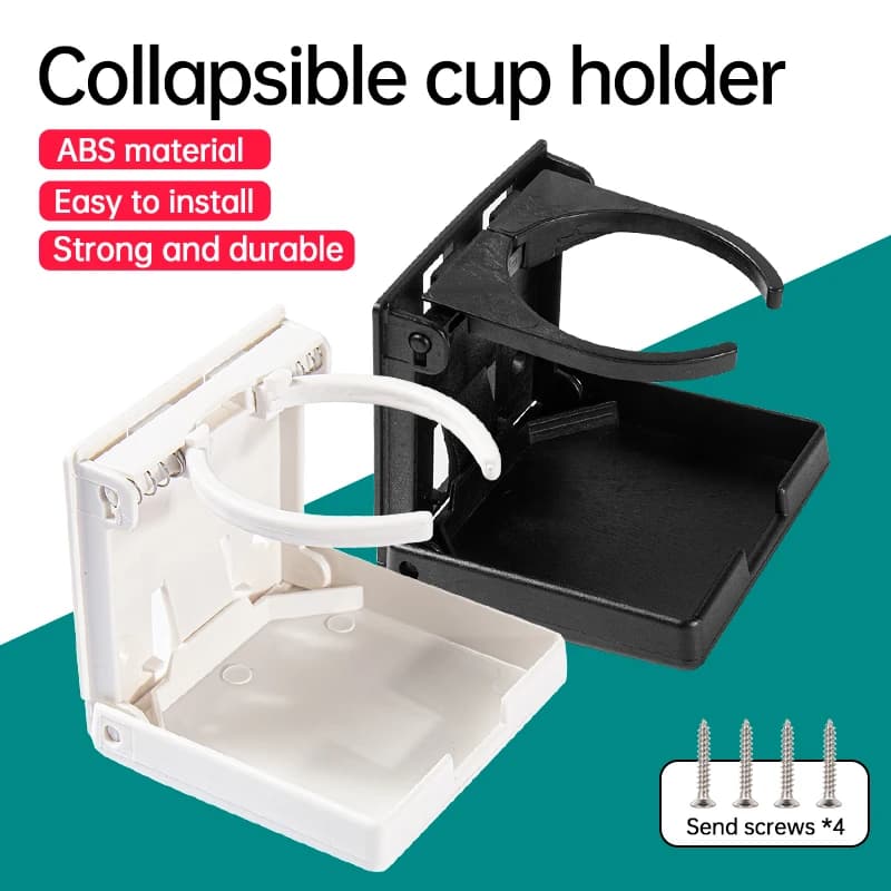 Mayitr réglable pliant tasse boisson peut porte-bouteille support pour voiture Auto bateau camion RV Van boîte de pêche voiture style