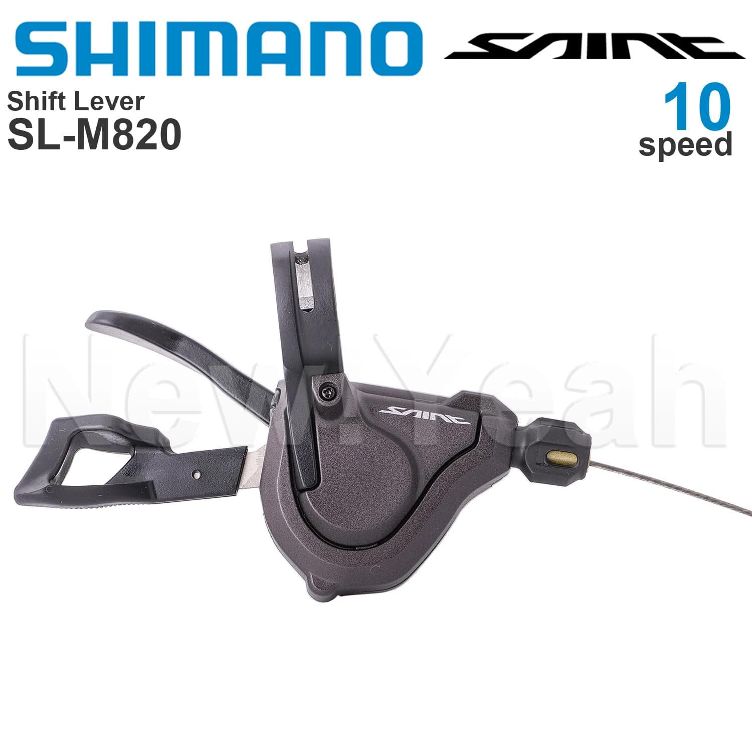 SHIMANO SAINT M820 Manette de vitesses 10 vitesses SL-M820 RAPIDFIRE Plus - Levier de vitesses - Bande de serrage - Pièces d'origine 10 vitesses