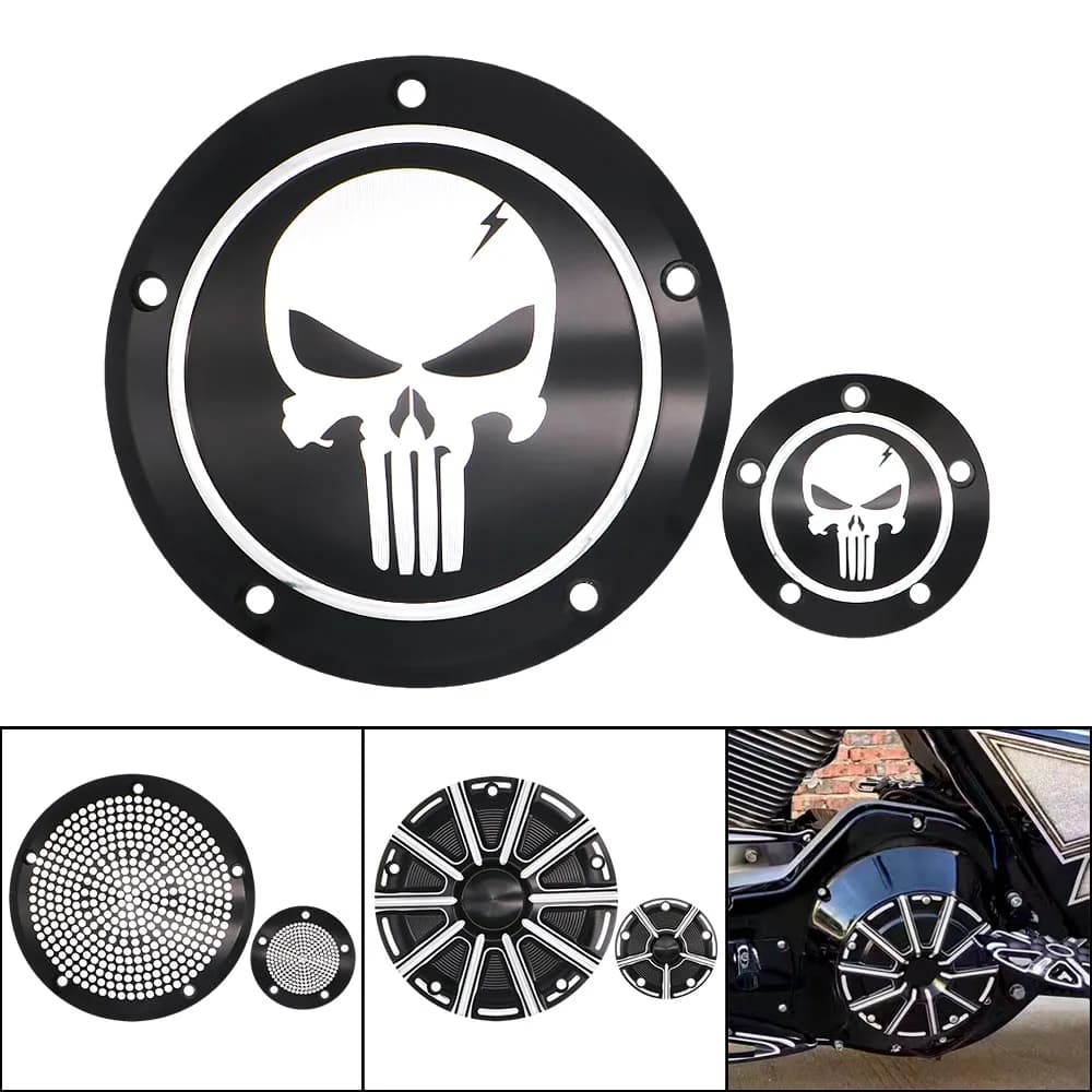 Couvercles de synchronisation d'embrayage de minuterie Derby pour Harley, pièces de moto, Touring Street, foetal de Road King ocia FXDC Softail Heritage Fat Boy
