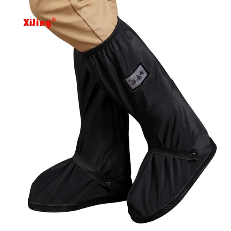 Relécteurs de bottes de protection imperméables, imperméables et réutilisables pour moto, cyclisme, bottes de pluie, chaussures imperméables, faciles à monter pour les cavalier