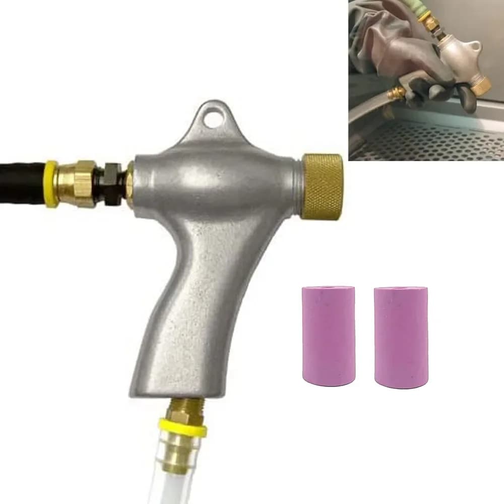 Pistolet de sablage pneumatique et buses de sablage pour cabine de sablage 990L/1200L, pièces de sablage