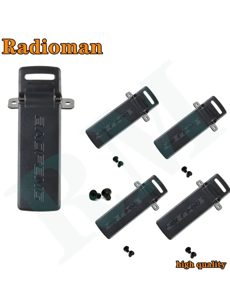 Clip de ceinture Original pour Baofeng UV-5R UV-5A série UV-5RE, radios bidirectionnelles, talkie-walkie + vis et un tournevis