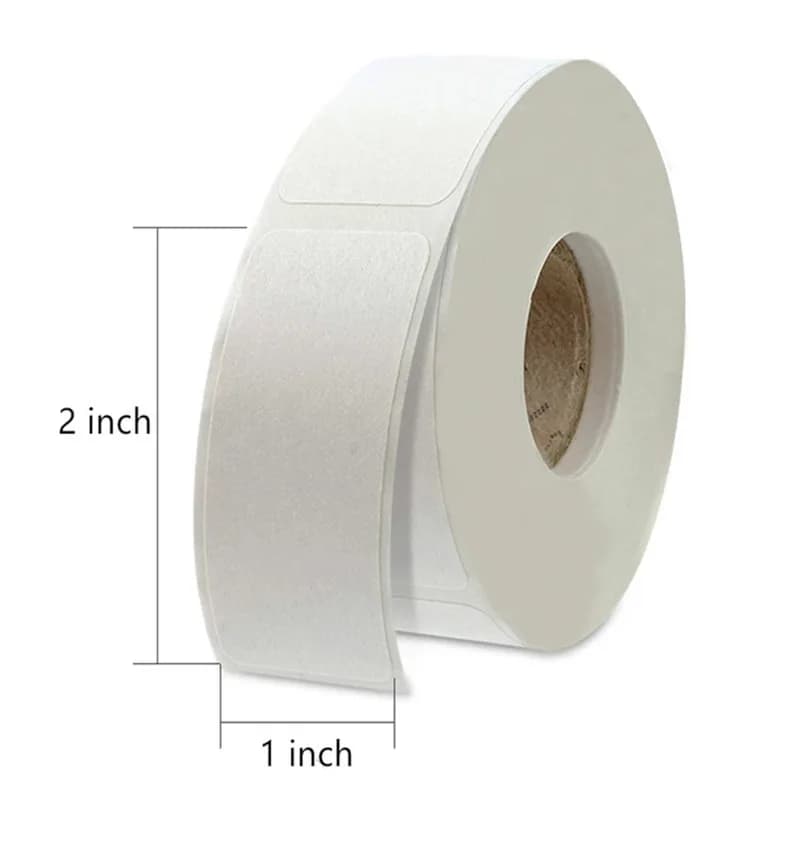 Autocollant de papeterie blanc vierge, étiquette inscriptible, autocollant personnalisé pour Scrapbooking, emballage fait à la main, autocollants cadeaux DIY