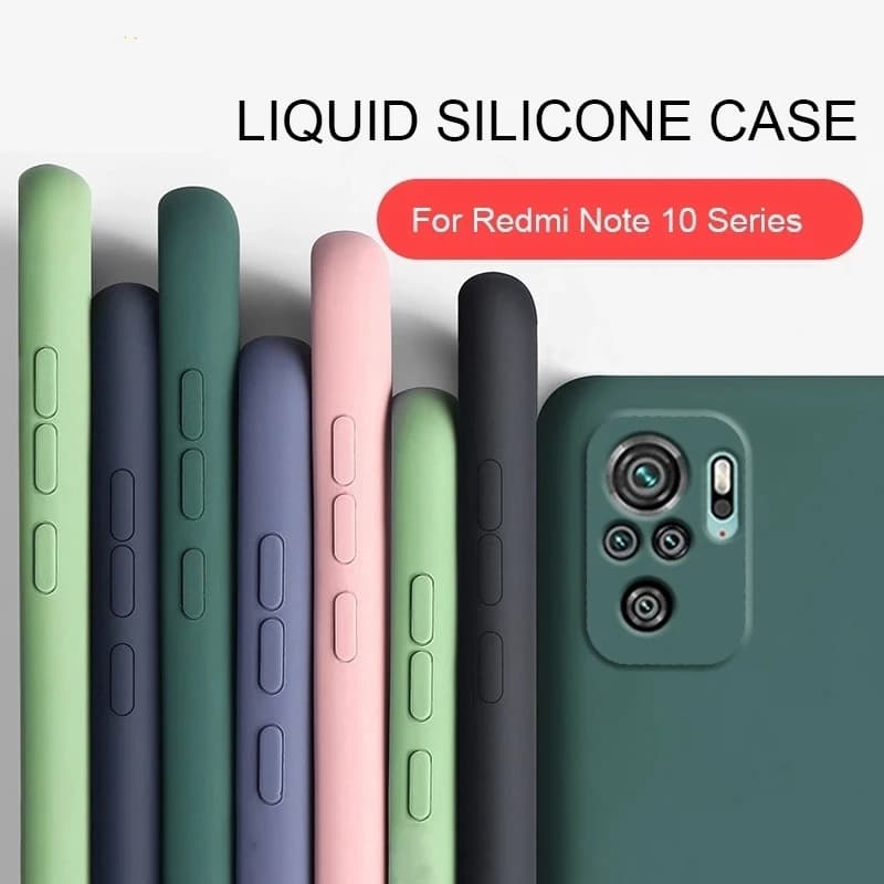 Nouveau Coque en Silicone liquide d'origine pour Redmi Note 10 Pro Coque Redmi Note 11 10 Pro 11S Coque souple TPU dos Fundas