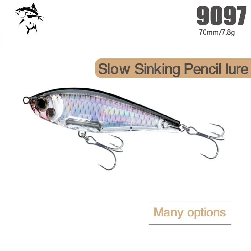 Appât Élpour la pêche côtière, leurres coulants, pêche à la truite d'eau salée, crayon Isca, Wobblers Yo Zuri, carpe, 7cm, 7.8g, 3D