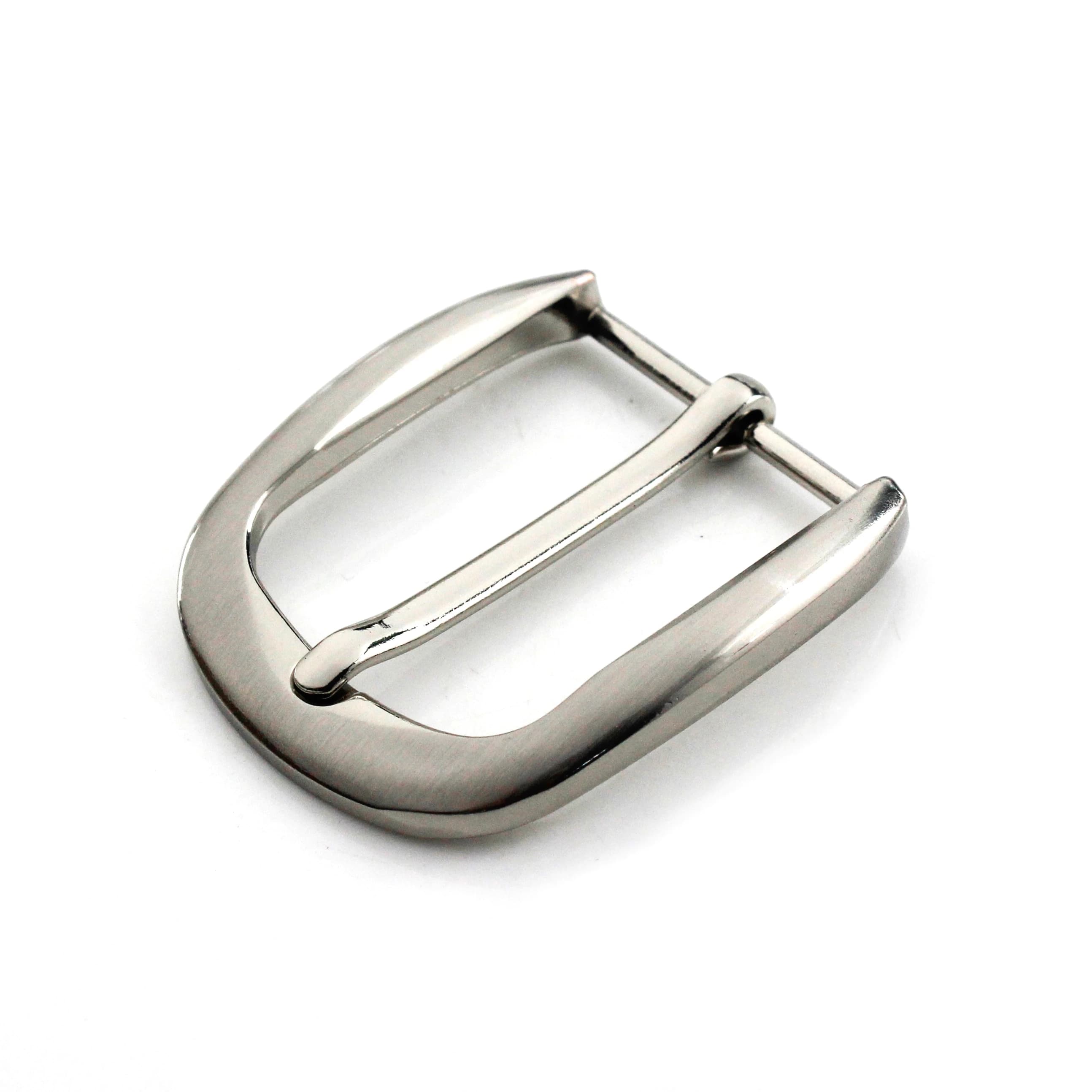 Boucle de ceinture à la mode pour hommes, 1 pièce, 35mm, Clip métallique, barre d'extrémité, barre de talon, boucle à broche unique pour artisanat en cuir, sangle de ceinture, bricolage