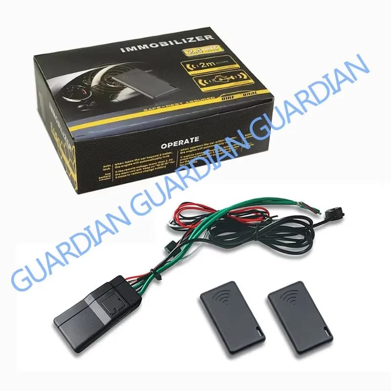 GA-16 Antidémarrage 2.4G Sans Fil Anti-Hijacking Moteur Verrouillage Système D'alarme De Voiture Circuit Intelligent Dispositif De Coupe Intelligent Clé RFID