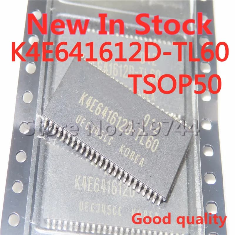 Circuit intégré K4E641612D-TL60 à TSOP-50, 2 pièces/lot, puce IC originale, en Stock, nouveau