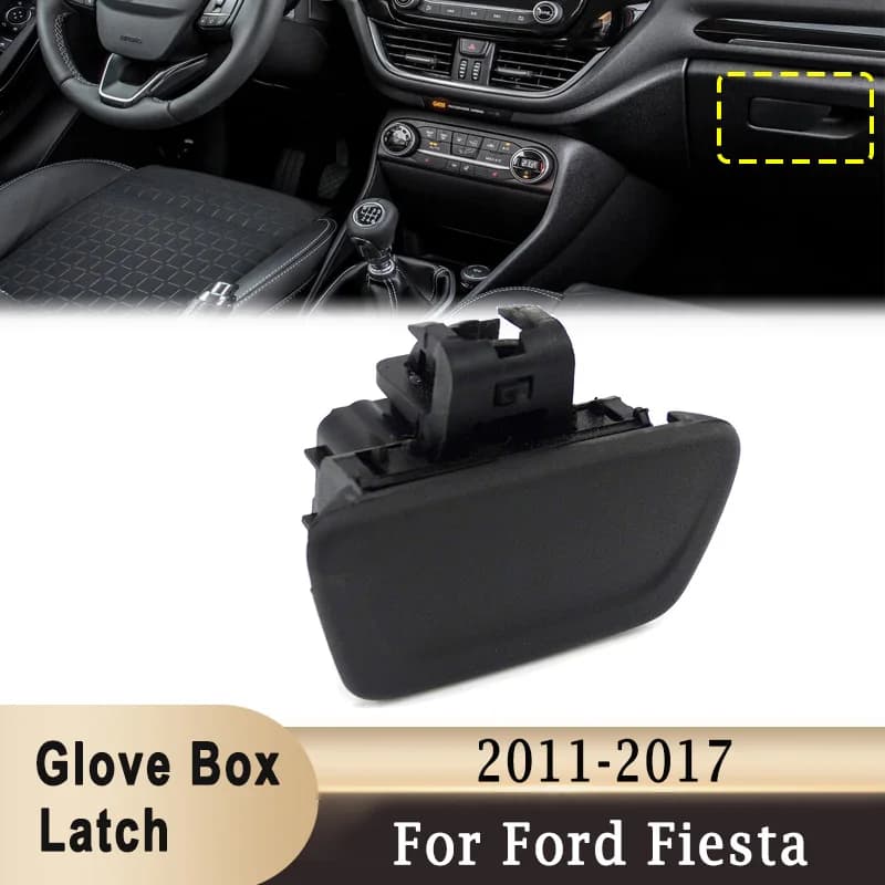 Poignée de verrouillage du loquet du couvercle de la boîte de rangement de la voiture, remplacement du clip de fermoir de la boîte de rangement, Ford Fiat 2011-2017, # BE8Z6306072AB