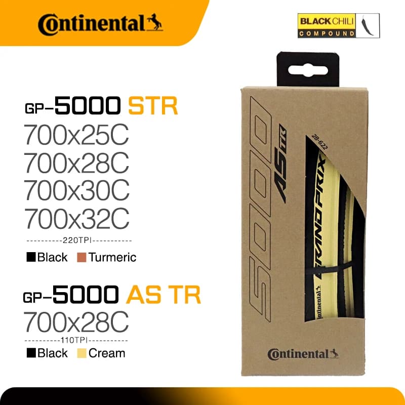 Pneu de vélo de route pliable Continental Grand Prix 5000/GP5000 TR 700x28C/25/32C Tubeless 700 Grand Prix 5000TL