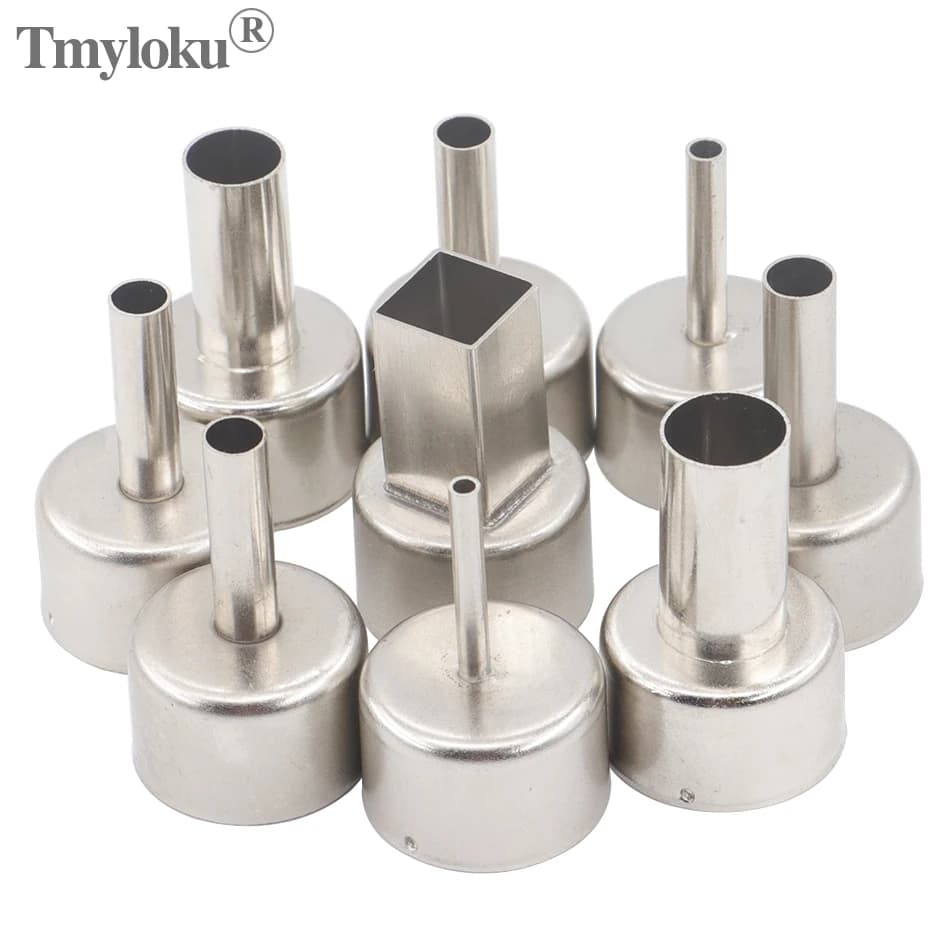 Station de soudage à buse universelle de 22mm, 9 pièces/lot, Stations à Air chaud, buses de pistolet pour 858D/858D +/8586/8858 buses de soudage