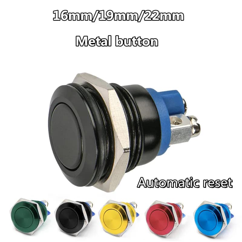 Joli à Bouton D.lique Étanche, Oxymanquer Complète, Réinitialisation existent, Vis au Pied, 12mm, 16mm, 19mm, 22mm