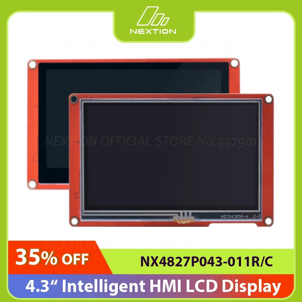 NEXTION 4.3 pouces LCD-TFT HMI Display Tech Intelligent Series RGB 65K puzzles de documents à écran tactile capacitif/résistif sans boîtier