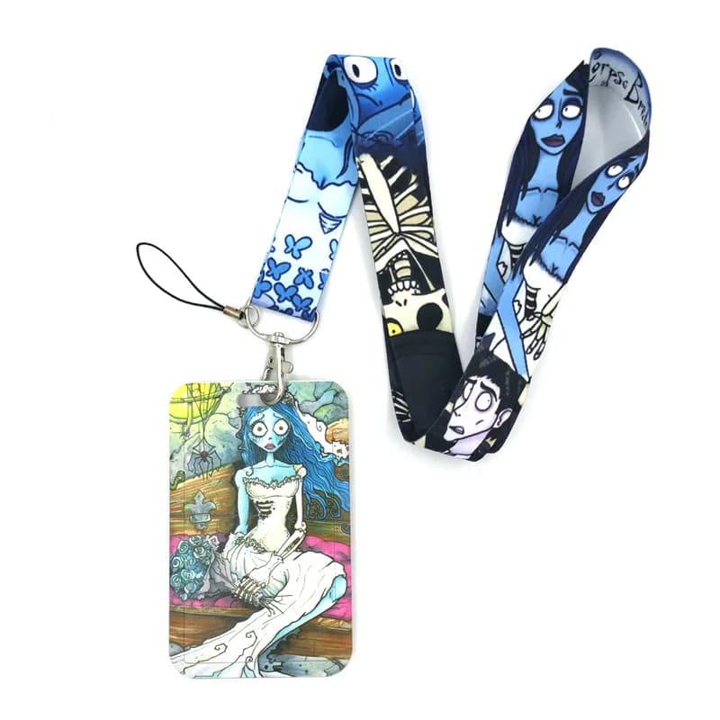 Porte-clés de mariée cadavre, lanière de voiture, carte d'identité, Badge de téléphone portable, porte-clés pour enfants, décorations de bijoux