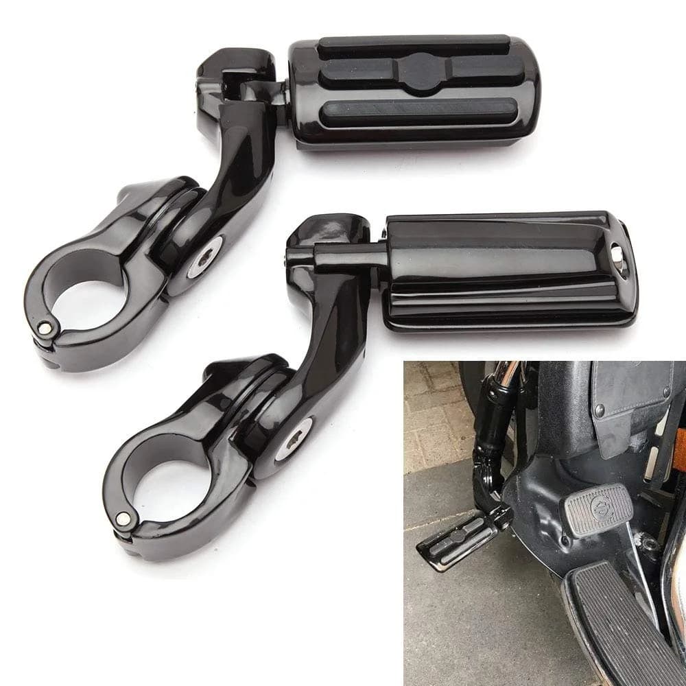 Repose-pieds pour moto, repose-pieds pour moteur 1.25 pouces, protection pour moto Harley Davidson