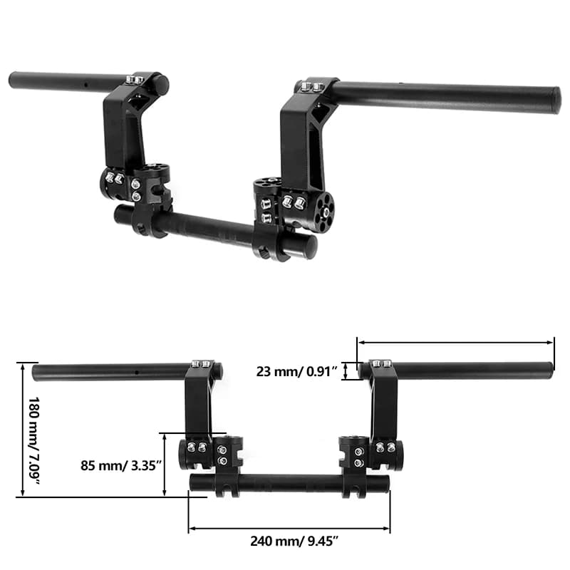 Kit de guidon de direction réglable pour moto, 22mm, universel, pour Scooter Yamaha 125cc, course de vélo hors route