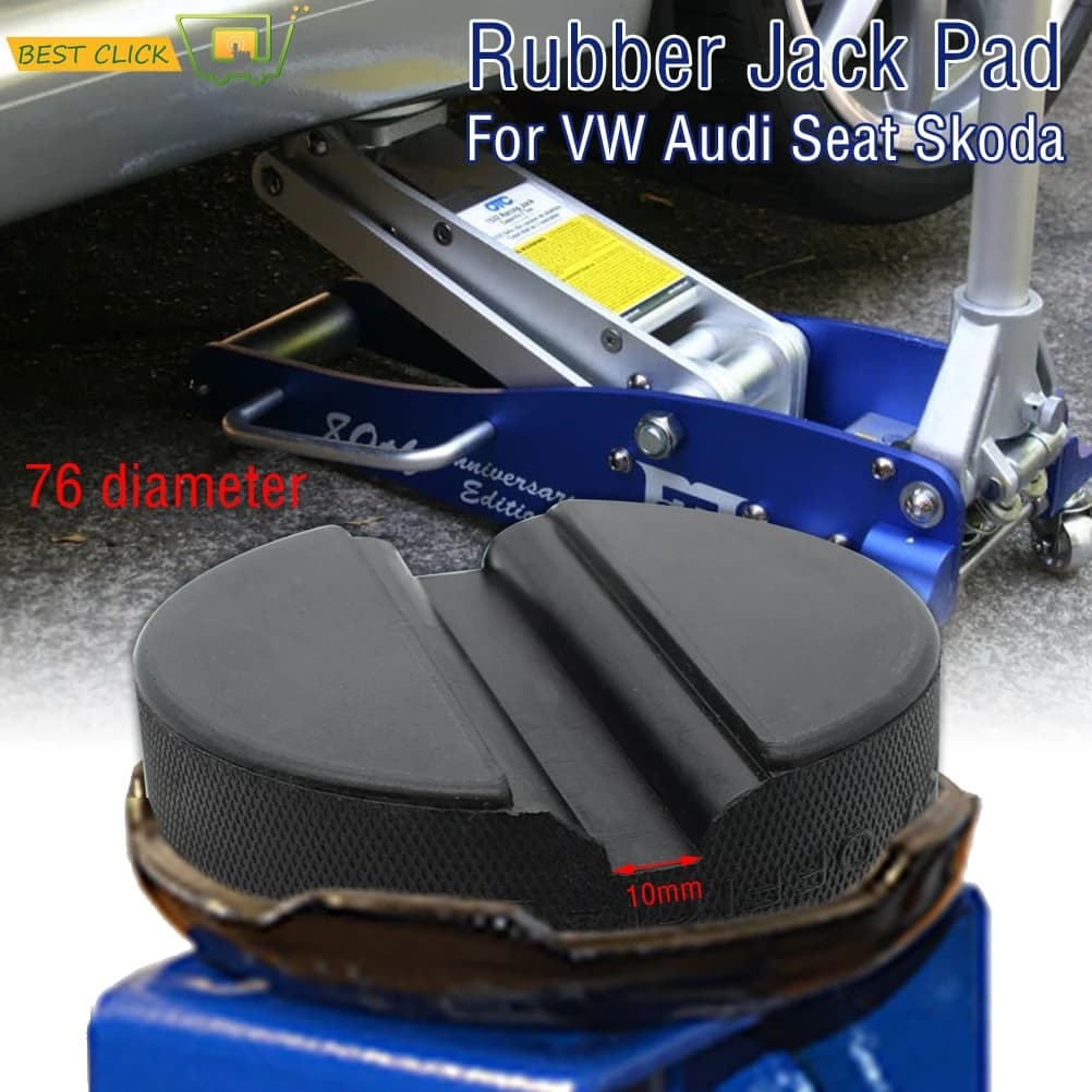 Protecteur de cadre de voiture en caoutchouc, support de disque de levage latéral, pour VW SEAT SKODA AUDI