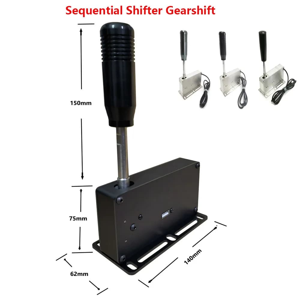 Levier de vitesse séquentiel PC, Sim pour Logitech G27 G29 G920 G25, jeu de course pour Thrustmaster T300RS/GT T500 pour ETS2 Simracing