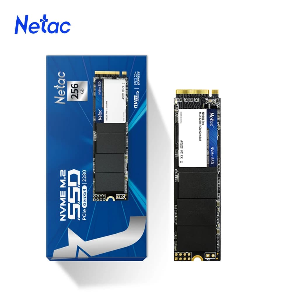 Disque SSD interne Netac M.2 PCIe NVMe 512 Go, 1 To, 256 Go, 128 Go pour ordinateur portable et de bureau