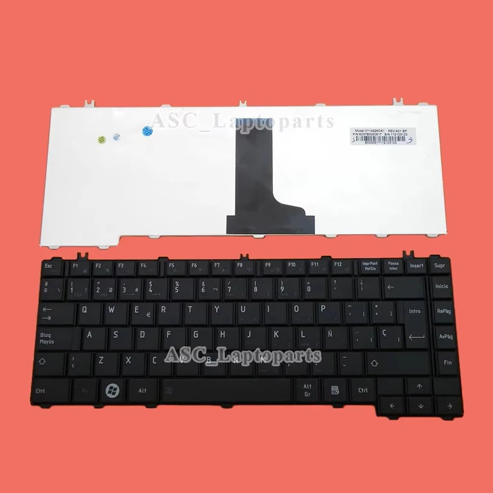 Nouveau clavier Teclado espagnol SP pour Toshiba Satellite L645 L645D C600 C600D C605 C605D C640 C645 noir