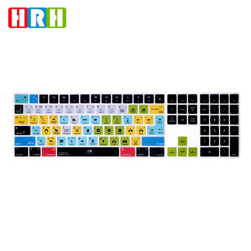 HRH-Couverture de clavier d'ordinateur portable ShortSulHotprédire pour Apple Magic, clavier numérique A1843, MQ052L/A, sorti en 2017