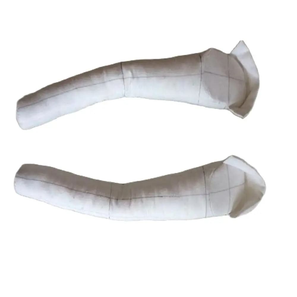 Tissu de Mannequins à main à bras doux pour femmes, tissu en coton et lin, peut être inséré n'importe quel modèle de bras courbé, B503, 1 paire
