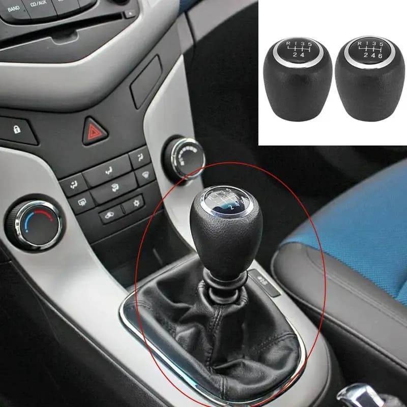 Pour Chevrolet Chevy Cruze 2008 2009 2010 2011 2012 2013 2014 5 6 vitesses pommeau de levier de vitesse de voiture couvercle de botte accessoire de guêtre de handball