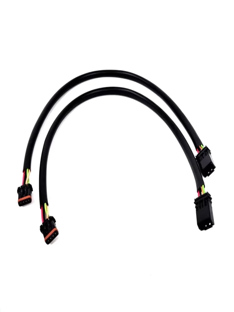 Harnais d'extension de câblage de clignotants 12'14'16'18' pour Harley Softail Heritage Fat Boy Breakout Deluxe Fls Slim Black Line 16-24