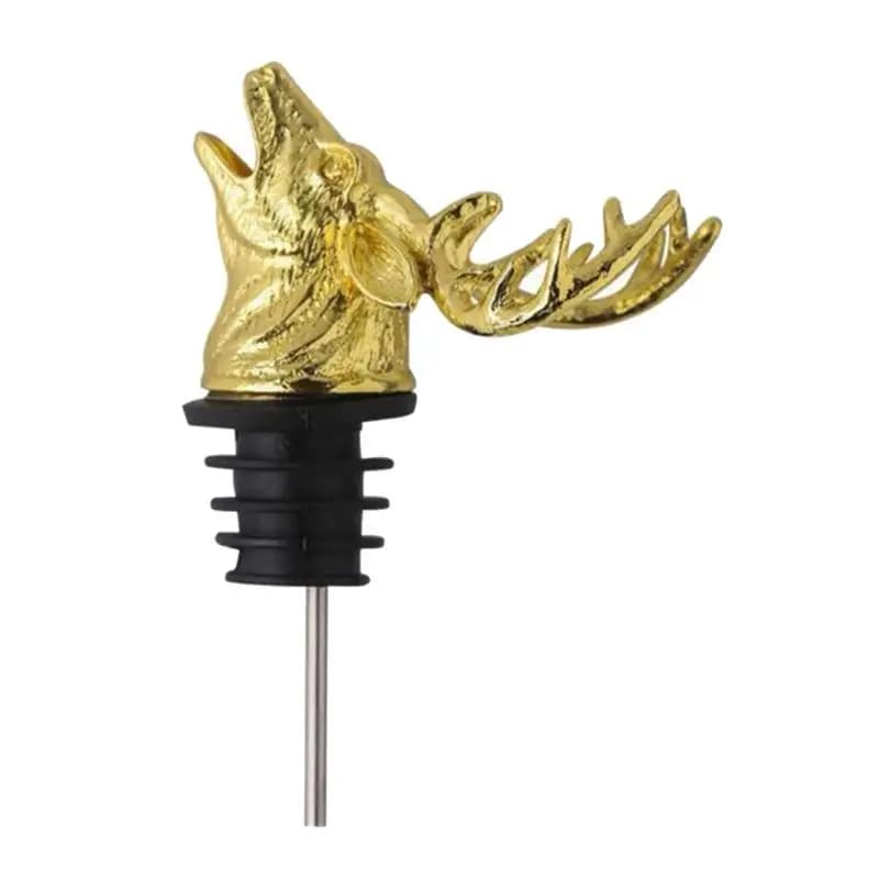 Aérateurs de vin en alliage de zinc, verseur de bouteille de bouchon de vin, accs de cuisine à domicile, discutant d'éléphant, d'antilope, de rhinocéros, de cerf