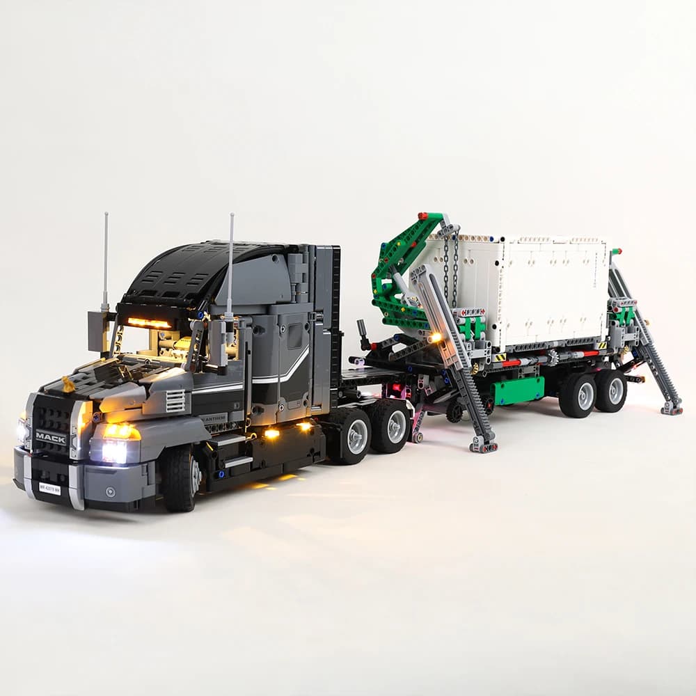 EASYLITE-Kit d'éclairage LED pour gros camion Mack Anthem, compatible avec les blocs de construction 42078 non inclus, 20076