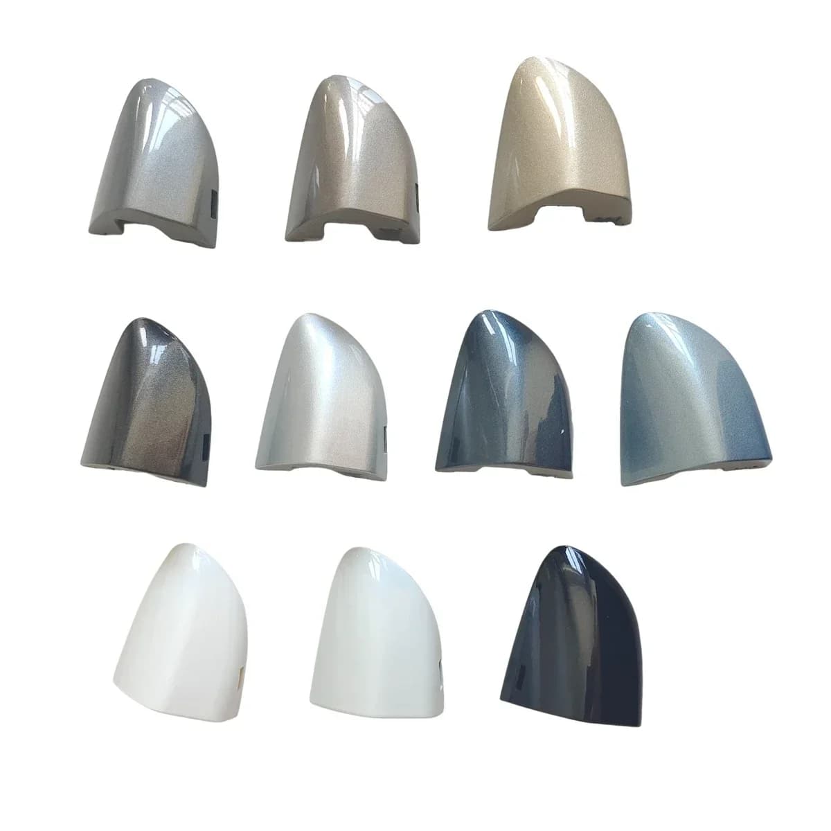 LHD noir argent blanc gris marron doré gauche avant conducteur serrure de porte cylindre poignée couvercle pour VW Passat B6 B7 R36 CC 3C 0837879