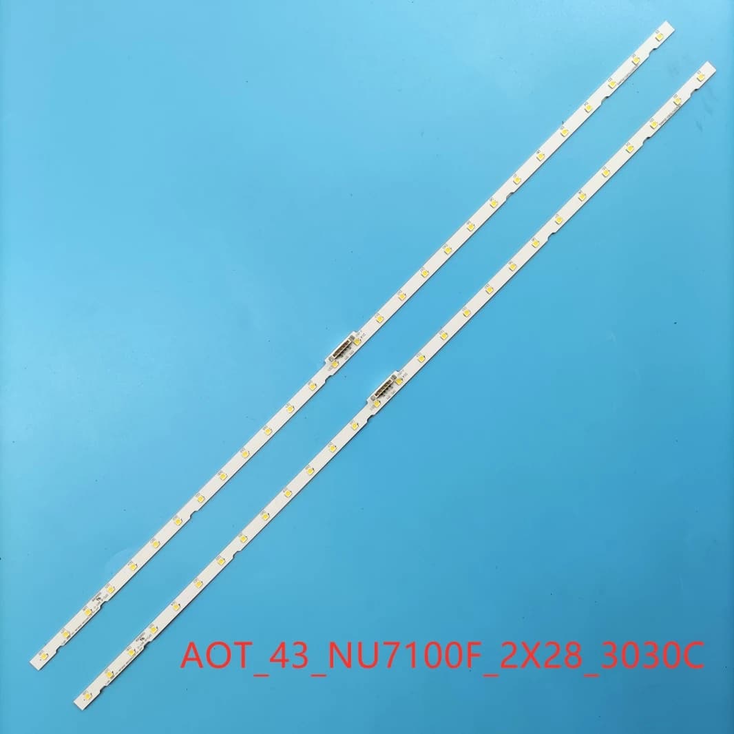 Bande de rétroéclairage LED pour UE43N5570AU, UE43NU7192U, UE43RU7092, UN43NU7100, UE43NU7100, UE43NU7120, UE43NU7170, UN43RU7400G, BN61-15482A