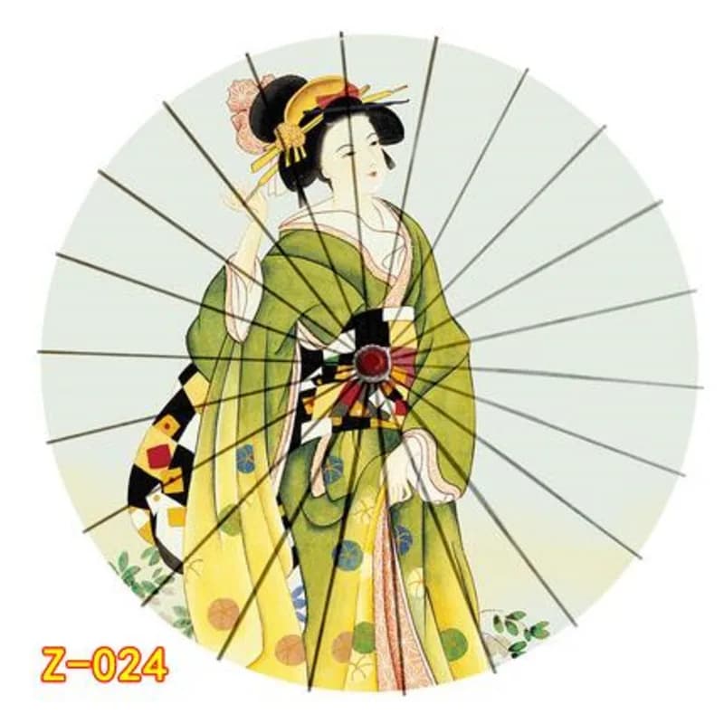 Ombrello-Parapluie japonais pour femme, aucun imperméable, danse, crème solaire, chinois, décoration de toit, Regenschirm