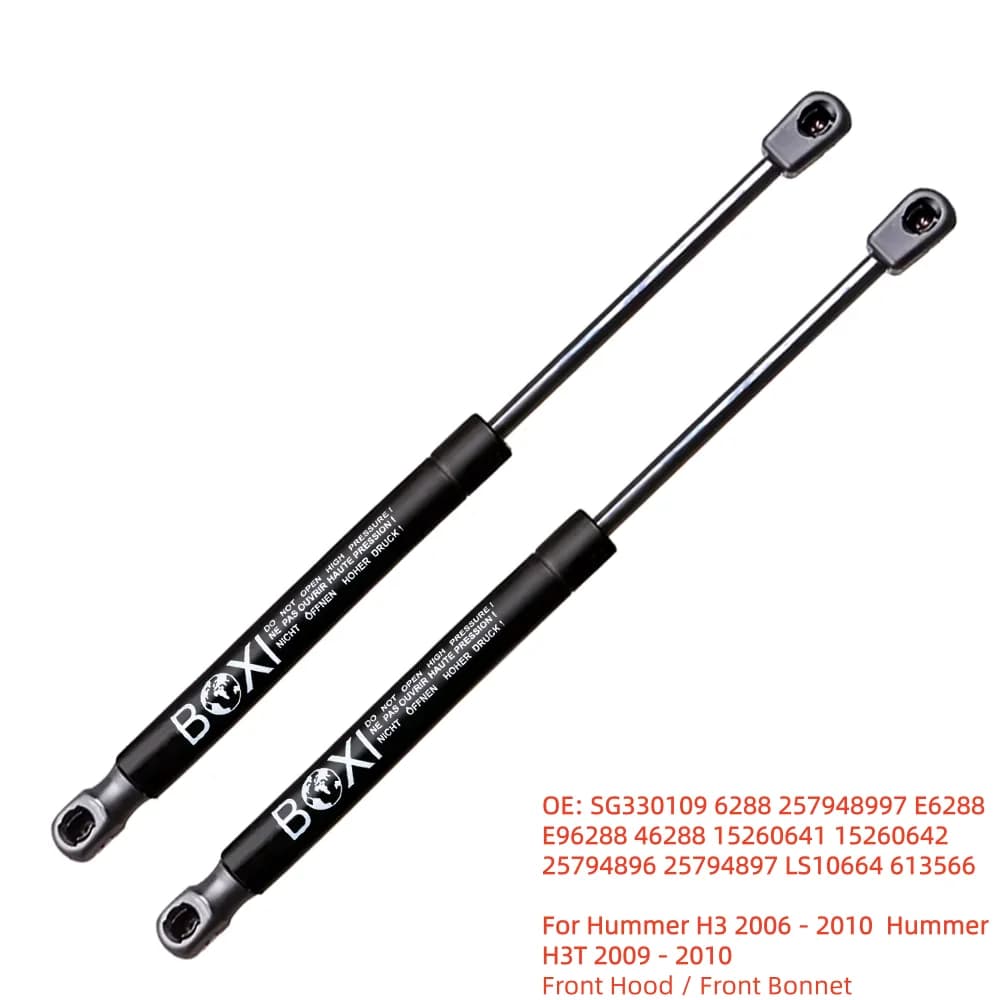 2 Amortisseurs de Capot Avant (2 Pièces) SG330109 6288 257948997 pour Hummer H3 2006-2010 et Hummer H3T 2009-2010 – Vérins à Gaz