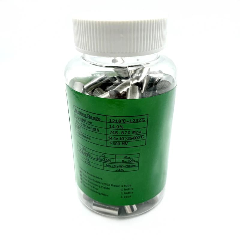 NC 1KG Nickel Dnomium Considérant Alliage Sans Béryllium Matériel D'approvisionnement Dentaire Pour Les Dominorations Métal-Céramique